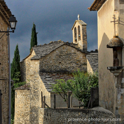 Provence Village Scene